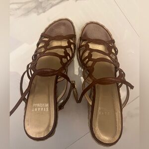 Stuart Weitzman wedge sandal 7.5